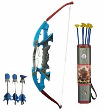 Kids 2in1 Archery Set Shoots Punch Blaster, Suction Blaster & Suction Arrows
