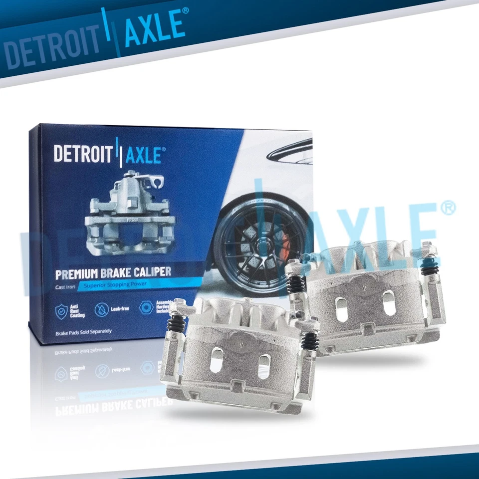 Par de pinzas de freno delanteras con soporte para Nissan Titan Armada INFINITI QX56 QX80 Foto 1 de 4