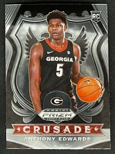 ANTHONY EDWARDS 2020-21 Panini Prizm Draft Picks Crusade Insert Rookie RC #223 - Picture 1 of 2