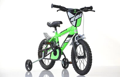 16 Zoll Kinderfahrrad Jungenfahrrad grün Kinderrad Fahrrad Spielrad cool sicher - Bild 1 von 2
