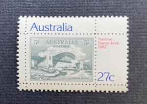 1982 Australia National Stamp Week 50th Anniversary Sydney Harbour Bridge MUH - Picture 1 of 2
