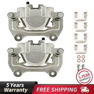 Pinzas de freno delanteras con par de soportes 2 para Chevy Equinox Impala GMC Terrain 2,4 L - Imagen 1 de 16