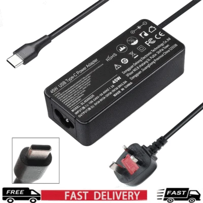 45W USB C Adapter Type C Charger For MacBook Pro/Air Samsung HP Lenovo Dell ASUS - Image 1 of 3