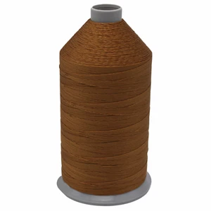 Hilo de tapicería de nailon unido marrón dorado talla 138, Tex 135, 16 oz. 3000 yardas - Imagen 1 de 1