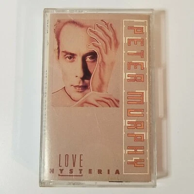 Vintage, 1988, Peter Murphy, Love Hysteria, Cassette Tape, RCA, 7634-4-H  Foto 1 de 4