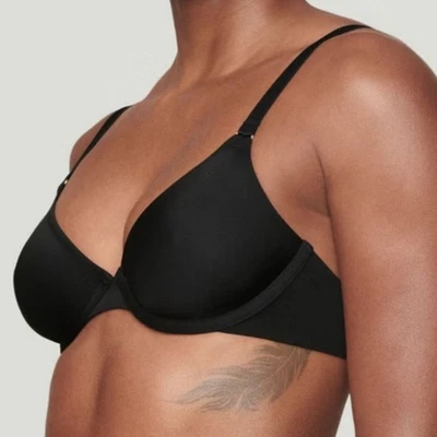 Sujetador CUUP The Triangle Negro Talla 36B Microfibra Foto 1 de 4