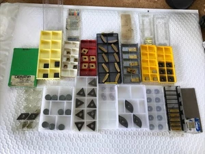 MACHINIST TOOLS 75 inserti in carburo per lo più nuovi varietà lotto - Foto 1 di 9