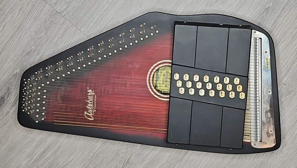 FOR PARTS or REPAIR | Oscar Schmidt 21 Chord Autoharp | OS21C | Tobacco Sunburst - Image 1 of 4