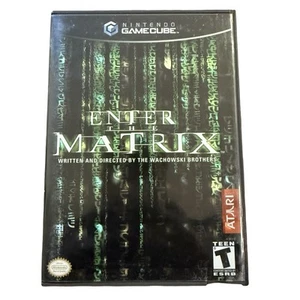 Enter the Matrix (Nintendo GameCube, 2003) Etiqueta Negra - CiB Completo - Probado - Imagen 1 de 4