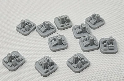 Halo Risk Wars Edition GREY BASES Playing 11 Figures Replacement Piece Parts - Image 1 of 2