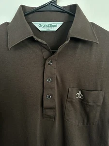 Vintage Herren Grand Slam Munsingwear Polo - Medium Brown Short Steve - Bild 1 von 11