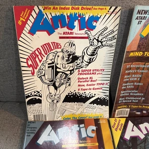 Antic The Atari Resource Magazine 1985 Home Computer Lot Of 4 - Bild 1 von 8