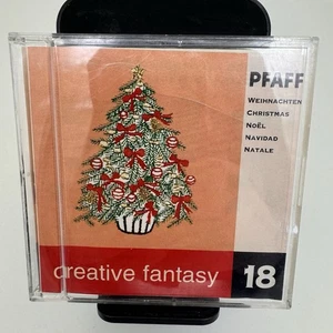 Pfaff Embroidery Card Creative Fantasy #18 Christmas/Noel 7570,7560, 2140,2170 - Picture 1 of 5