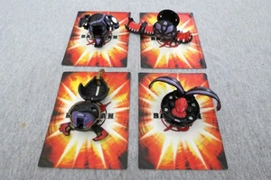 Bakugan Darkus Battle Brawlers 4 Stück Stinglash, Wormquake, Ravenoid, Saurus - Bild 1 von 8