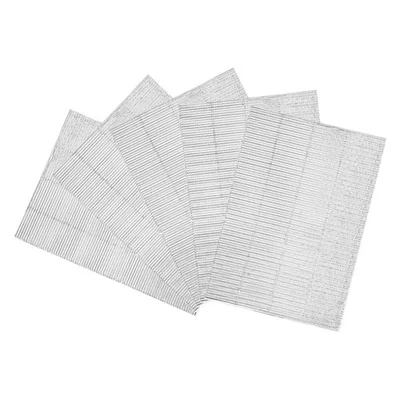 5 Sheets A4 Luminous Silver Metallic Corrugated Cardboard Paper for DIY - Image 1 of 4