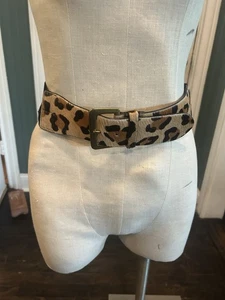 Ralph Lauren M Leopardengürtel, neu ohne Etikett, kostenloser Versand - Bild 1 von 7