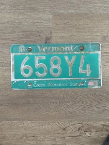 Vtg. License Plate Vermont Green Mountain State Maple Tree  #658Y4 Expired  - Picture 1 of 6