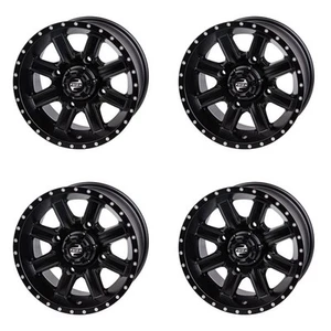 (4 Pack) 4/110 Tusk Cascade Wheel For SUZUKI King Quad 400FS 4x4 2008-2021 - Picture 1 of 8