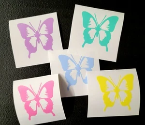 BUTTERFLY Vinyl Decal Sticker for laptop tumblers mug cellphone crafts - Picture 1 of 1