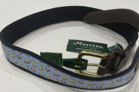 2023 Masters Belt Size 32 Vineyard Vines Augusta National Golf Brand New Cover