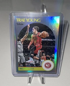 2020-21 NBA Hoops Trae Young Foil Tribute SP - Picture 1 of 2