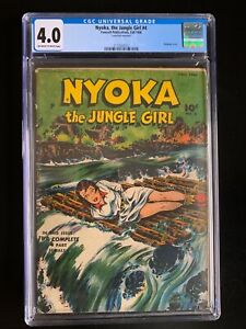 NYOKA THE JUNGLE GIRL #4  CGC 4.0  - Bondage Cover - Excellent Cover Appearance