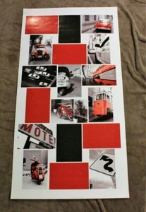 Cuba 1980s 11 Pix Vintage Trolley Cars Bike Motorcycle Bel Air Travel Poster FN - Picture 1 of 1