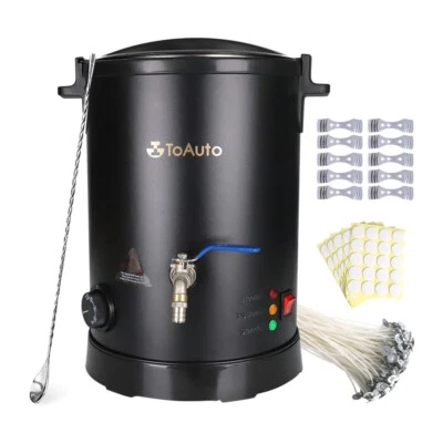 8L Large Wax Melter Electric Wax Melting Pot Pour Candle Making Kit W/Spout 110V - Image 1 of 4