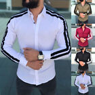 Casual and Comfortable Collar Men's Slim Fit Button Long Sleeve Shirt