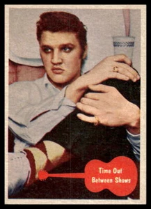 1956 Topps Elvis Presley #9 Time Out Between Shows EX-EXMINT - Picture 1 of 2