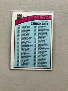 1976-77 Topps Hockey Checklist # 258 Unmarked - Picture 1 of 1
