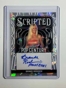 2024 Leaf Pop Century geschriebene Silberkristalle Brande Roderick "PMOY 2001" 2/10 - Bild 1 von 2