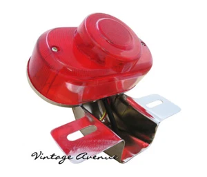  HONDA SL100 SL125 XL100 XL125 XL175  TAIL LAMP LIGHT + BRACKET 6V (S9) - Picture 1 of 10