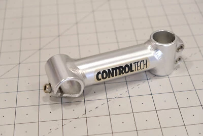 ControlTech 1" Threadless Bike Stem 25.4x120mm Silver Aluminum Made in USA - Image 1 of 4