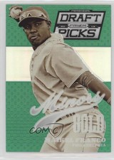 2013 Panini Prizm Perennial Draft Picks Minors Gold Green Prizms Maikel Franco
