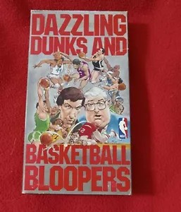 Dazzling Dunks And Basketball Bloopers (VHS, 1989) NBA Sports, Magic Johnson - Picture 1 of 3