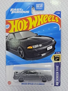 2025 HOT WHEELS NISSAN SKYLINE GT-R (BNR32) CUSTOM REAL RIDERS BB13-1454 - Picture 1 of 12