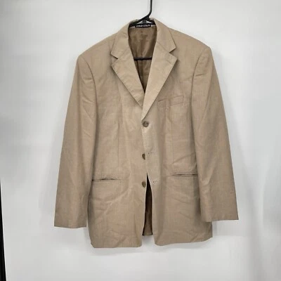 ABRIGO DEPORTIVO GIORGIO ARMANI LECOLLEZIONI 3 BOTONES 40 Marrón Italia Foto 1 de 4