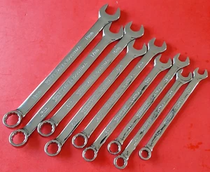 Craftsman Industrial Fully Polished USA Metric Combination Wrench Set 10-18mm - Picture 1 of 20