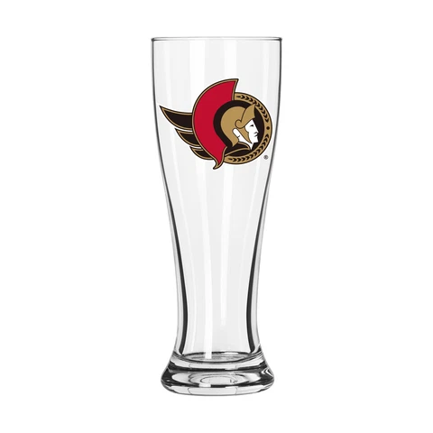 Ottawa Senators Letterman Logo 16oz. Pilsner Glass Cover