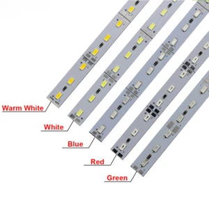 10pcs LED Bar Light Aluminum Rigid Strip Tape 12V 0.5M 5630 Under Cabinet Light - Picture 1 of 16