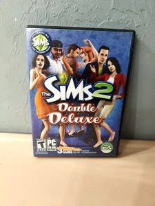 Los Sims 2: Doble Deluxe (PC DVD ROM) Juego Completo CIB Auténtico con DVD Extra - Imagen 1 de 6
