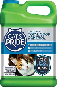 Cat’s Pride Max Power Clumping Clay Multi-Cat Litter 15 libras [Envío gratuito] - Imagen 1 de 8