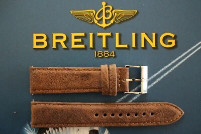 PREMIUM 20MM BRN CORREA DE RELOJ DE GAMUZA ANTIGUA CORREA DE RELOJ CORREA PARA WIDELING Foto 1 de 4