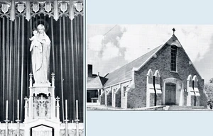 C1950 The Chapel Our Lady of Good Help Robinsonville WI Wisconsin Postcard LOT - Picture 1 of 5