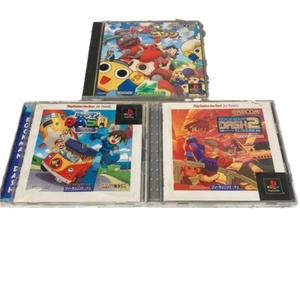 Rockman Dash 1 2 & The Misadventures of Tron Bonne Megaman Japan 3Games PS1 used - Picture 1 of 12