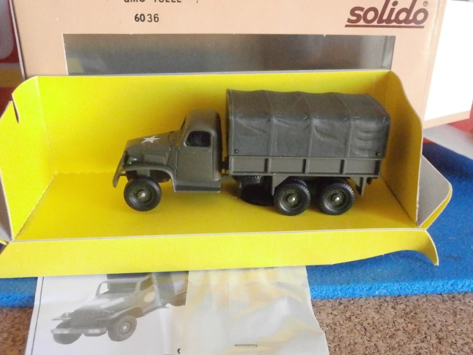 ASPECT NEUF CAMION  GMC TOLE SOLIDO  Ref 6036 - Photo 1/1