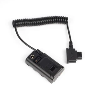 Cavo convertitore batteria finta 3 in 1 sicuro D-tap NP-F550 per registratore monitor attacco a V - Foto 1 di 9