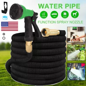 4X Strong Expandable Flexible Garden Hose Water Hose 25, 50, 75, 100FT - Deluxe - Picture 1 of 13