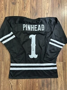 Paul T. Taylor Pinhead signiertes Hellraiser "Cenobites" Hockey Trikot JSA COA XL - Bild 1 von 8